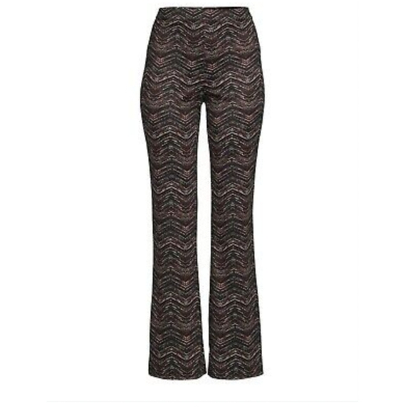 No boundaries Downtown Girl NOBO y2k Soft Pattern Flare Pants Small - Picture 8 of 8